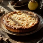 Gâteau sans gluten moelleux sur table provençale