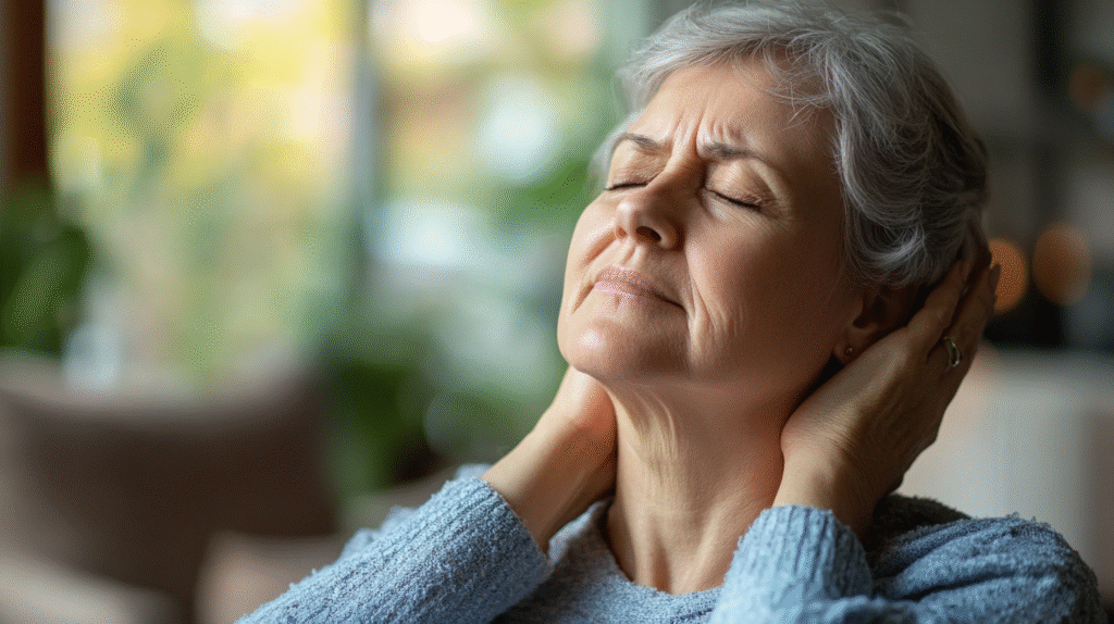 massage du cou pour acouphène