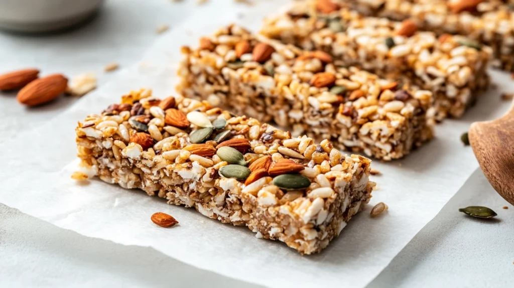 barre croustillante sans gluten coco