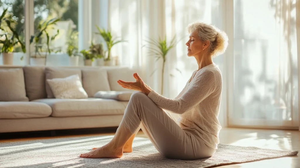 étirement maison contre cruralgie