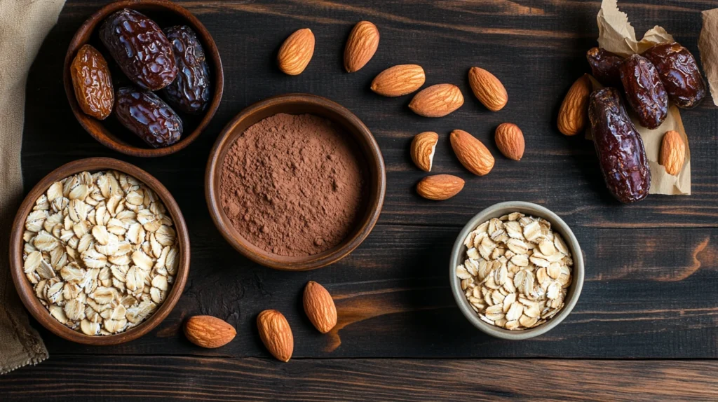 ingrédients pour barres protéinées sans gluten