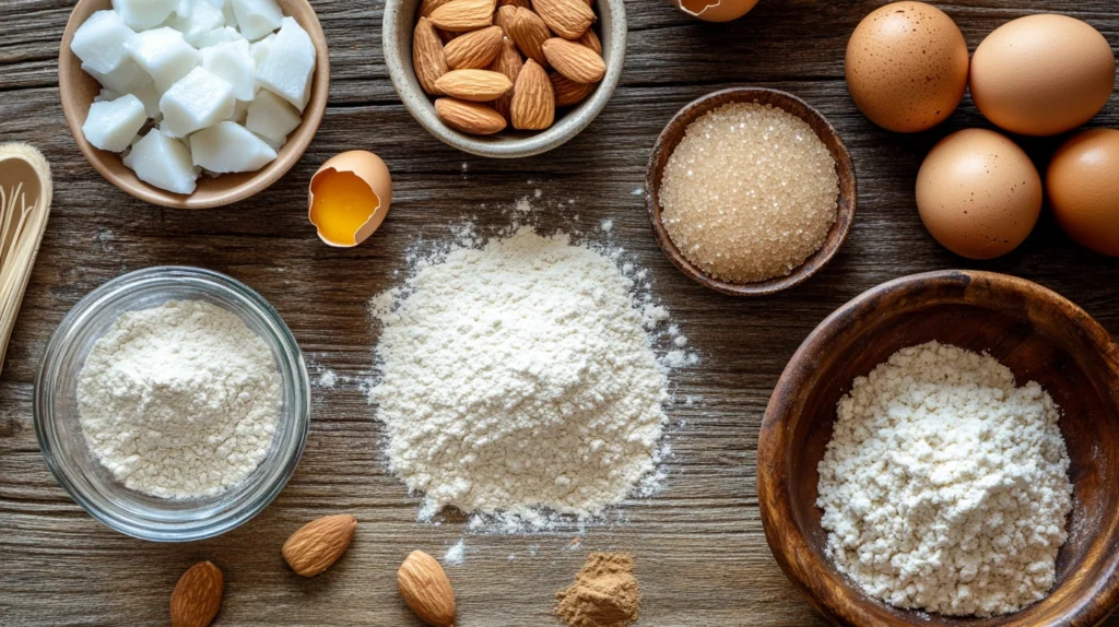 ingrédients pour biscuits sans gluten