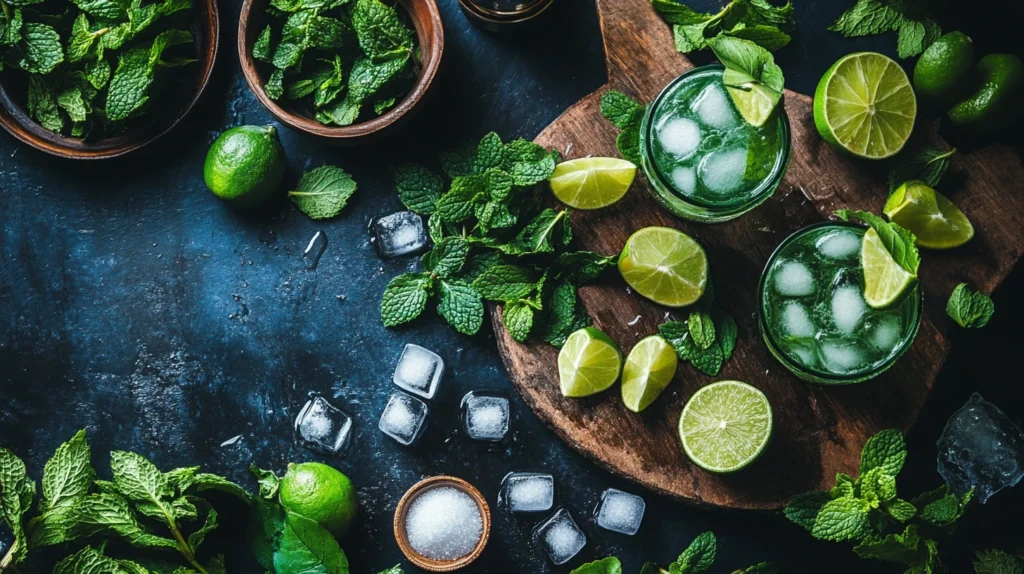 ingrédients du mojito sans alcool maison