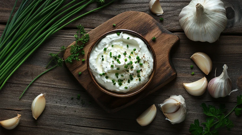 Ingrédients recette Boursin sauce
