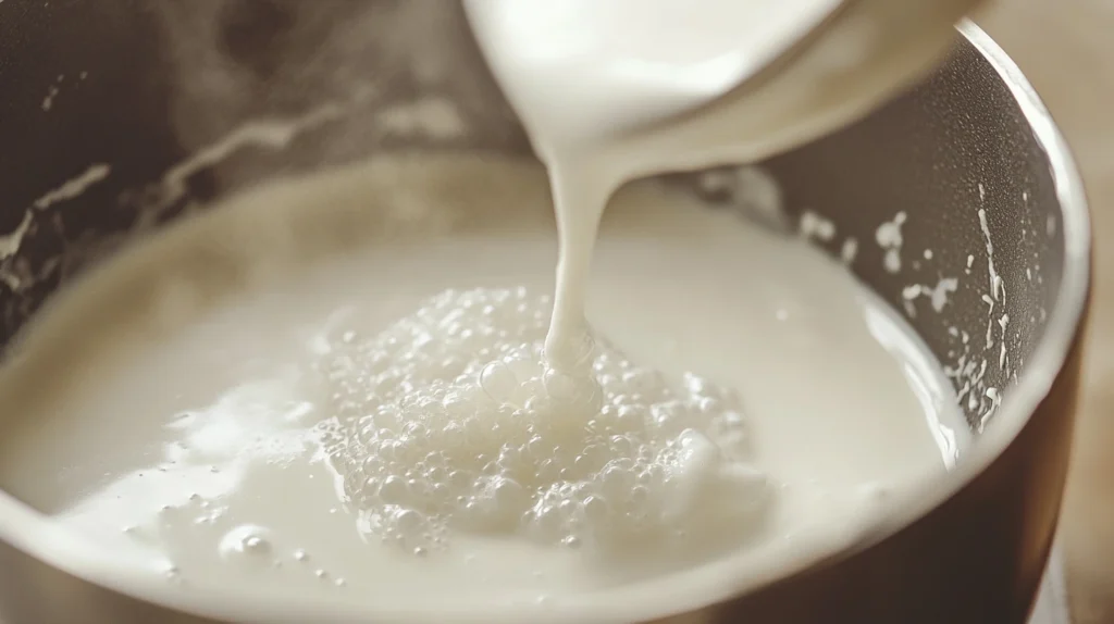 préparation crème sans lactose