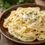Pâtes sauce Boursin maison crémeuse