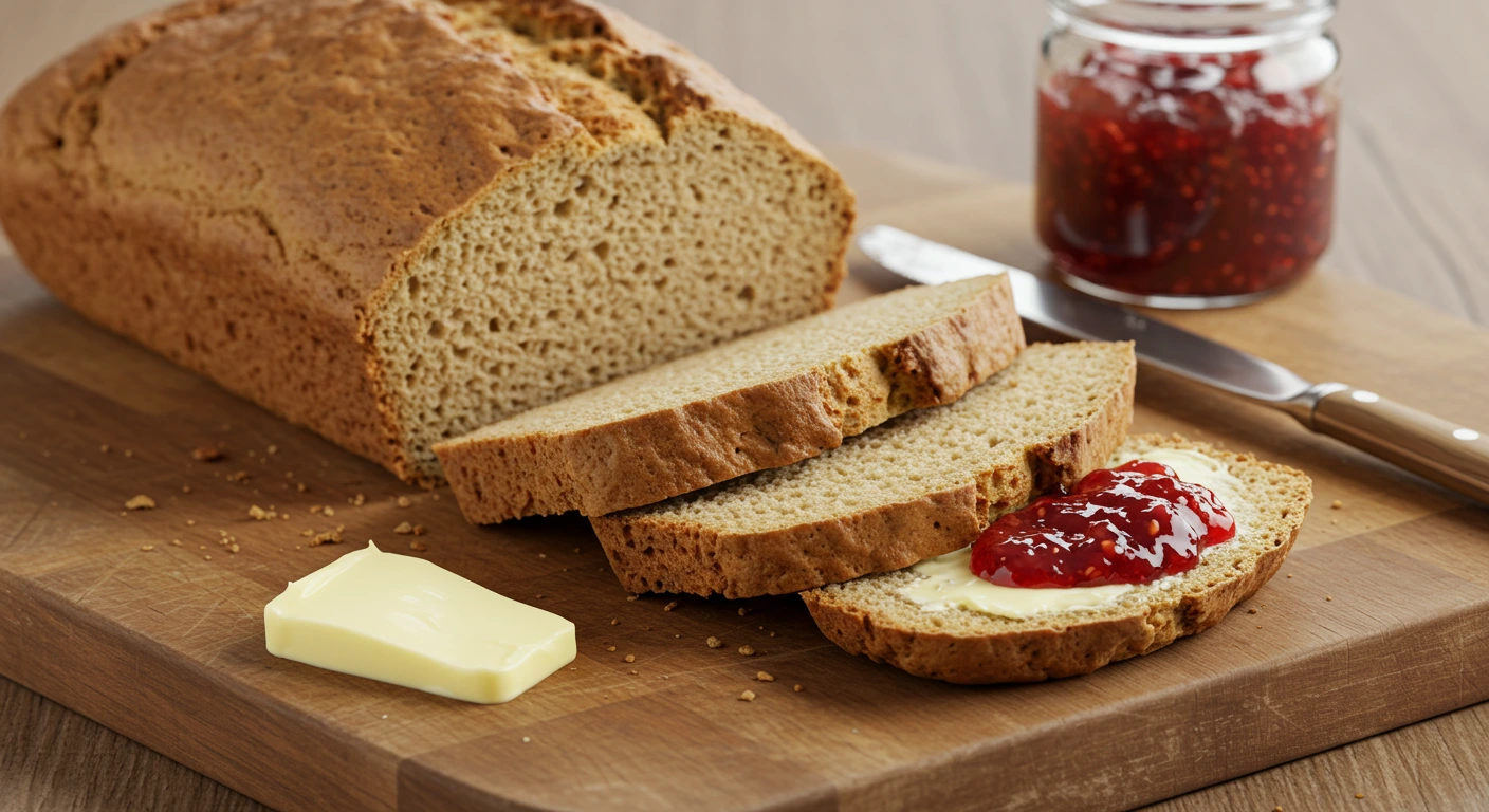 Farines sans gluten dans une cuisine provençale rustique