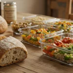 Batch cooking sans gluten en cuisine rustique