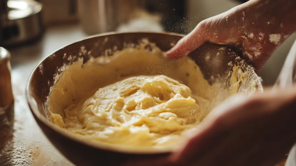 étapes pâte sablée sans gluten