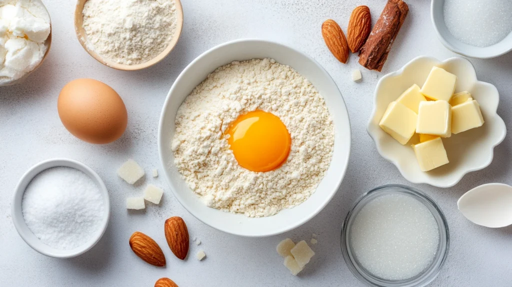 ingrédients pâte sablée sans gluten