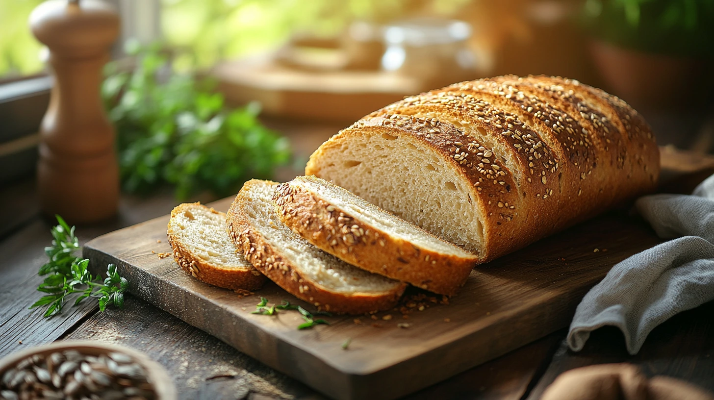 Pain sans gluten pour diabétiques aux graines
