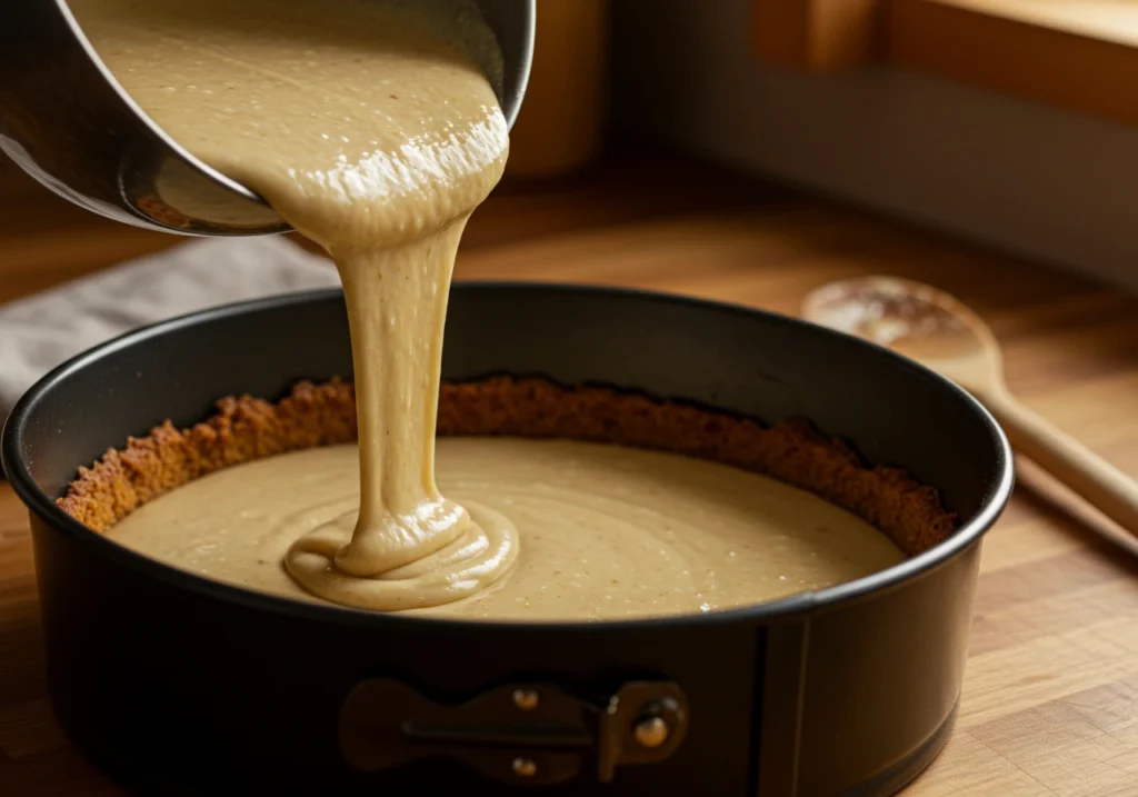 pâte à cake salé sans gluten dans le moule