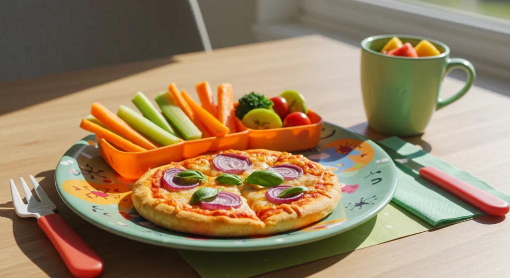 Assiette repas sans gluten pour enfants