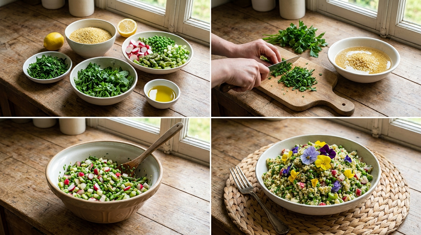 berry smoothie preparation steps