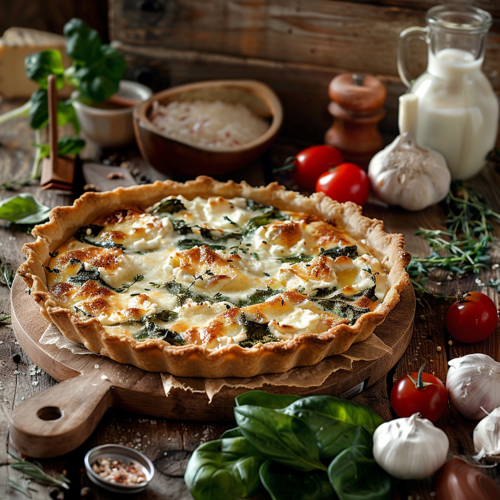 Quiche aux épinards et fromage de chèvre : le délice provençal de Mamie Julia