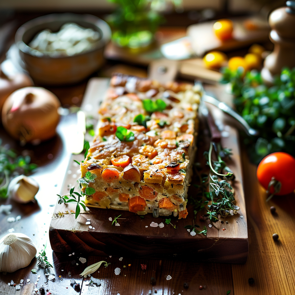Terrine de légumes de printemps, une recette fraîche et légère