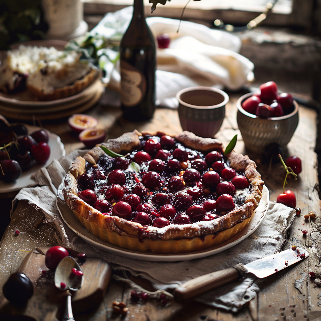 Tarte aux cerises maison : Le soleil de Provence dans votre assiette