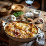 Gratin de pâtes au jambon : Le plat réconfortant de Mamie Julia