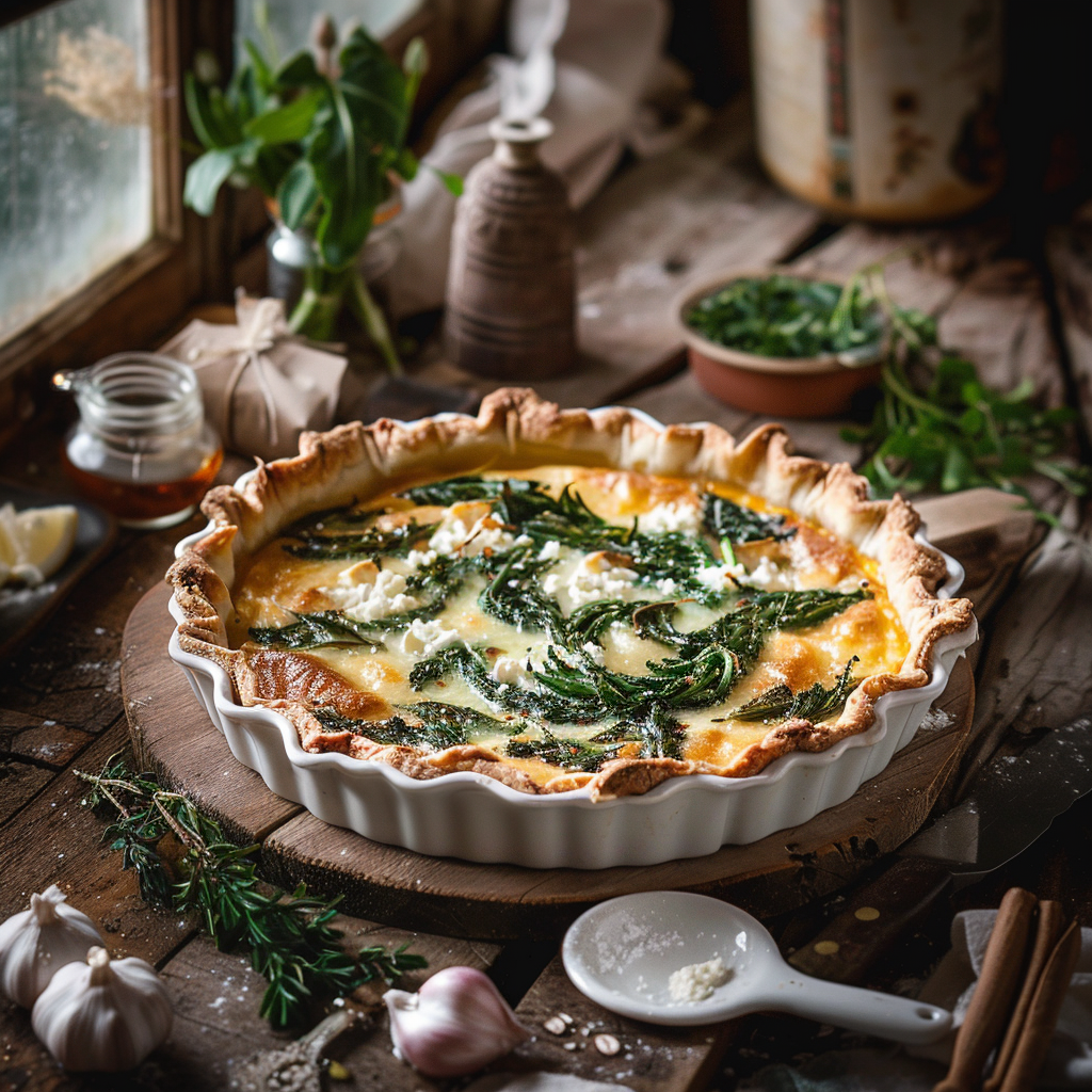 Tarte aux Épinards et Ricotta : L'Alliance Gourmande et Légère