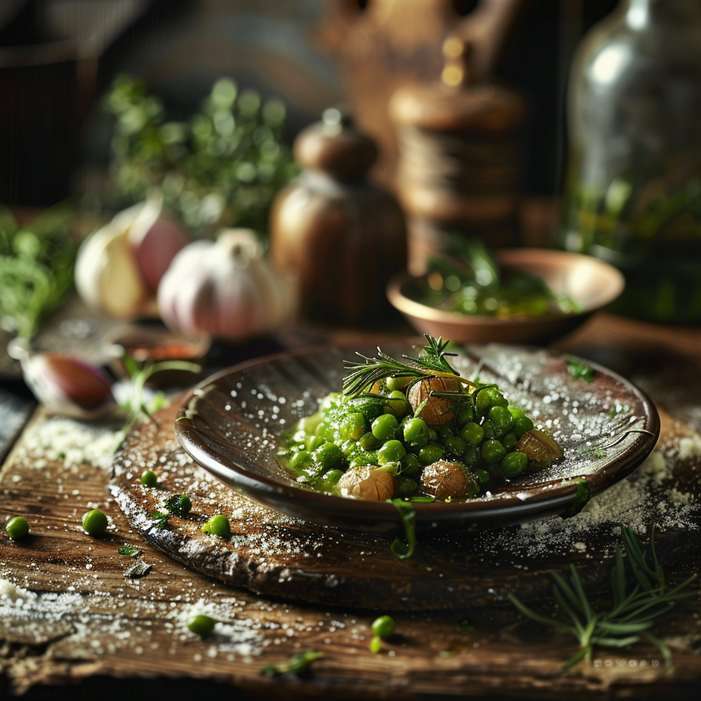Petits pois à la française : un classique tendre et parfumé