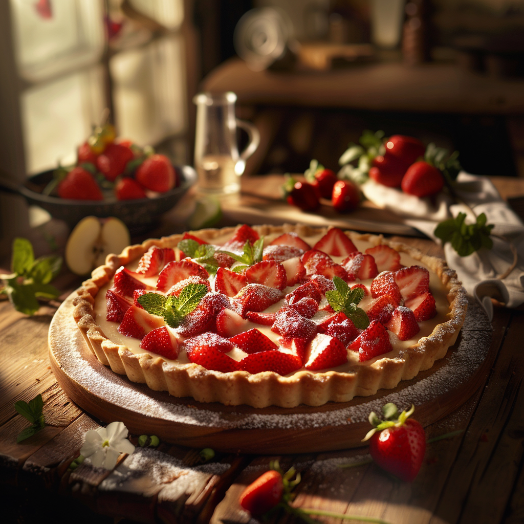 Tarte aux Fraises Maison : Le Goût Authentique de l'Été