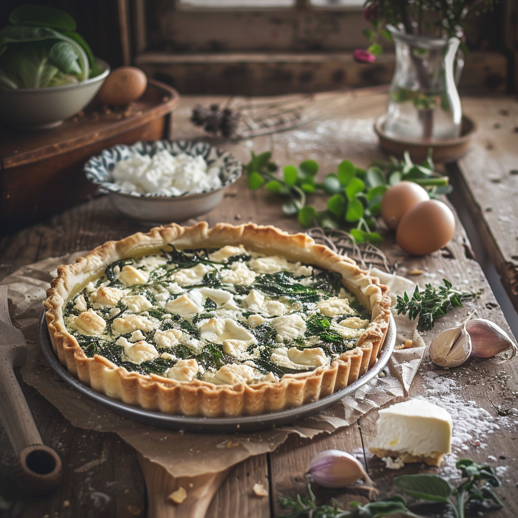 Tarte aux épinards et ricotta : une recette de grand-mère simplissime