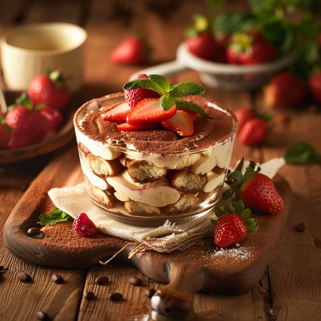 Tiramisu aux fraises : le dessert fruité de Mamie Julia