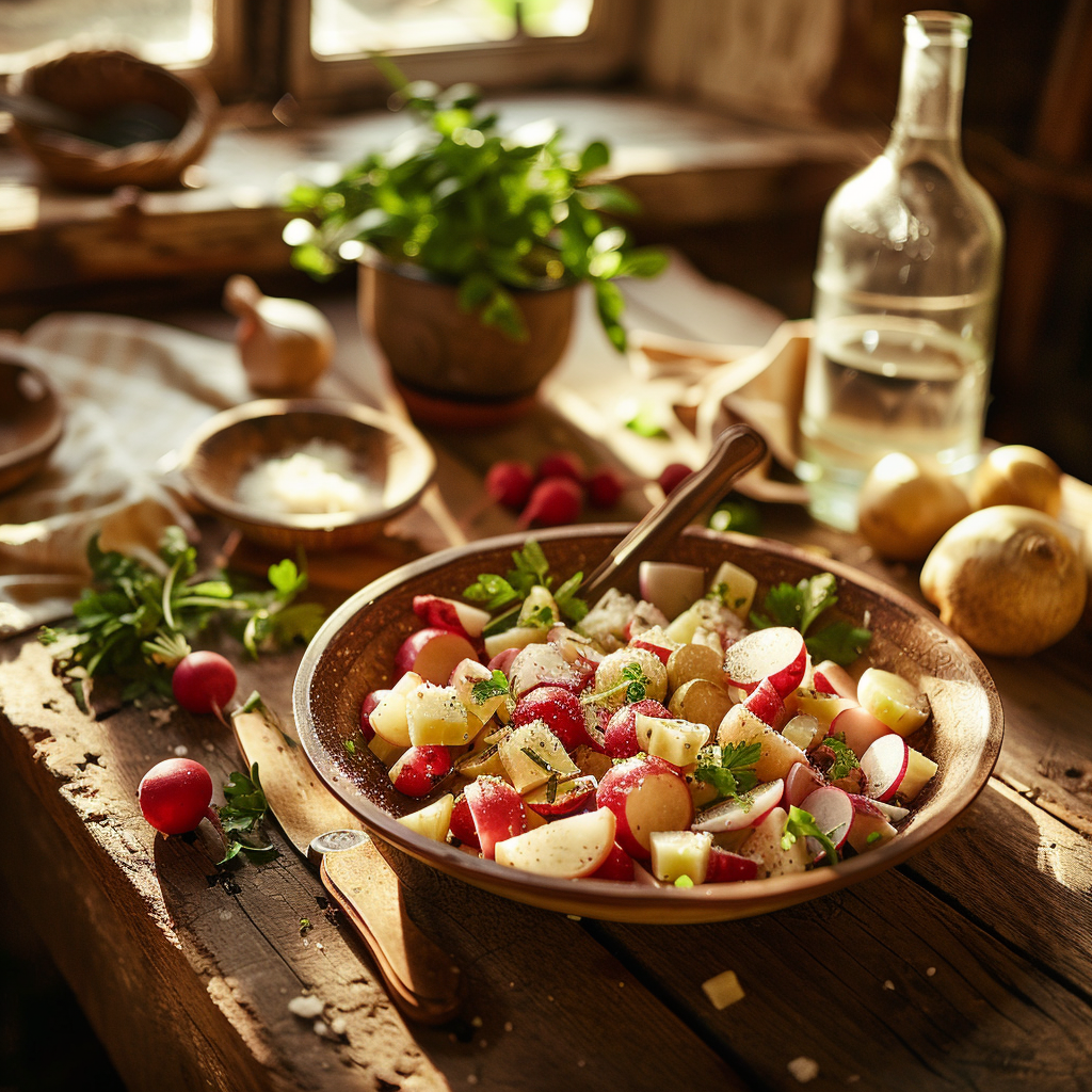 Salade de Radis au Beurre Salé : La Fraîcheur Simple de la Provence