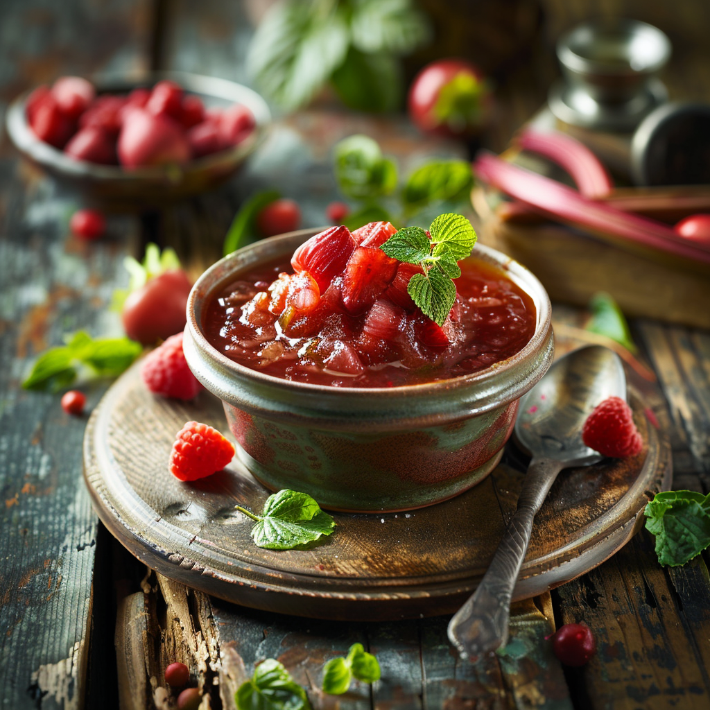 Compote Fraises Rhubarbe : Le Goût Authentique de l'Été