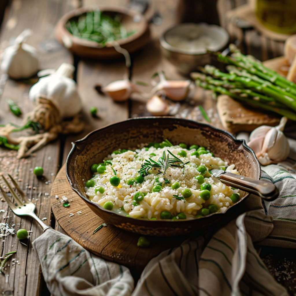 Risotto aux Asperges : La Douceur Printanière de Mamie Julia