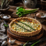 Quiche aux asperges et chèvre, une fraîcheur printanière dans votre assiette