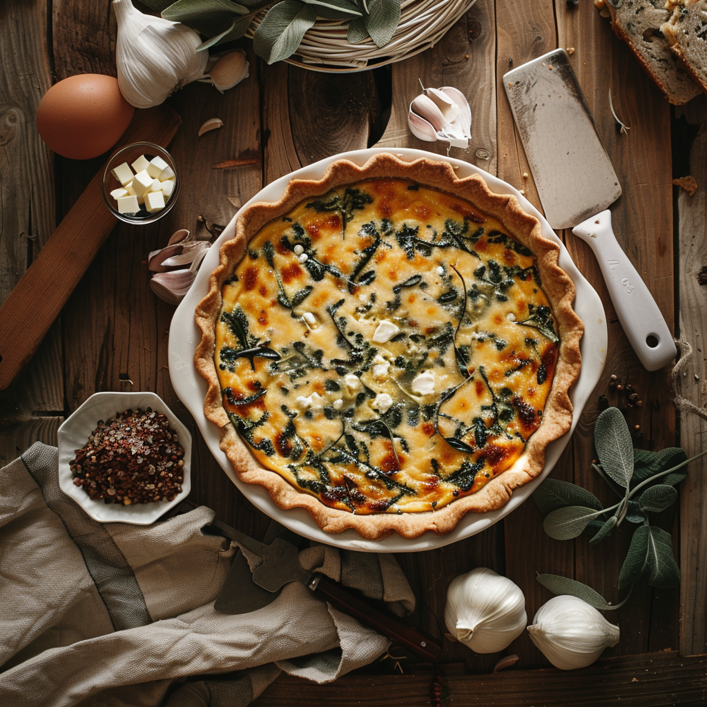 Quiche aux Épinards et Chèvre : le délice de Mamie Julia