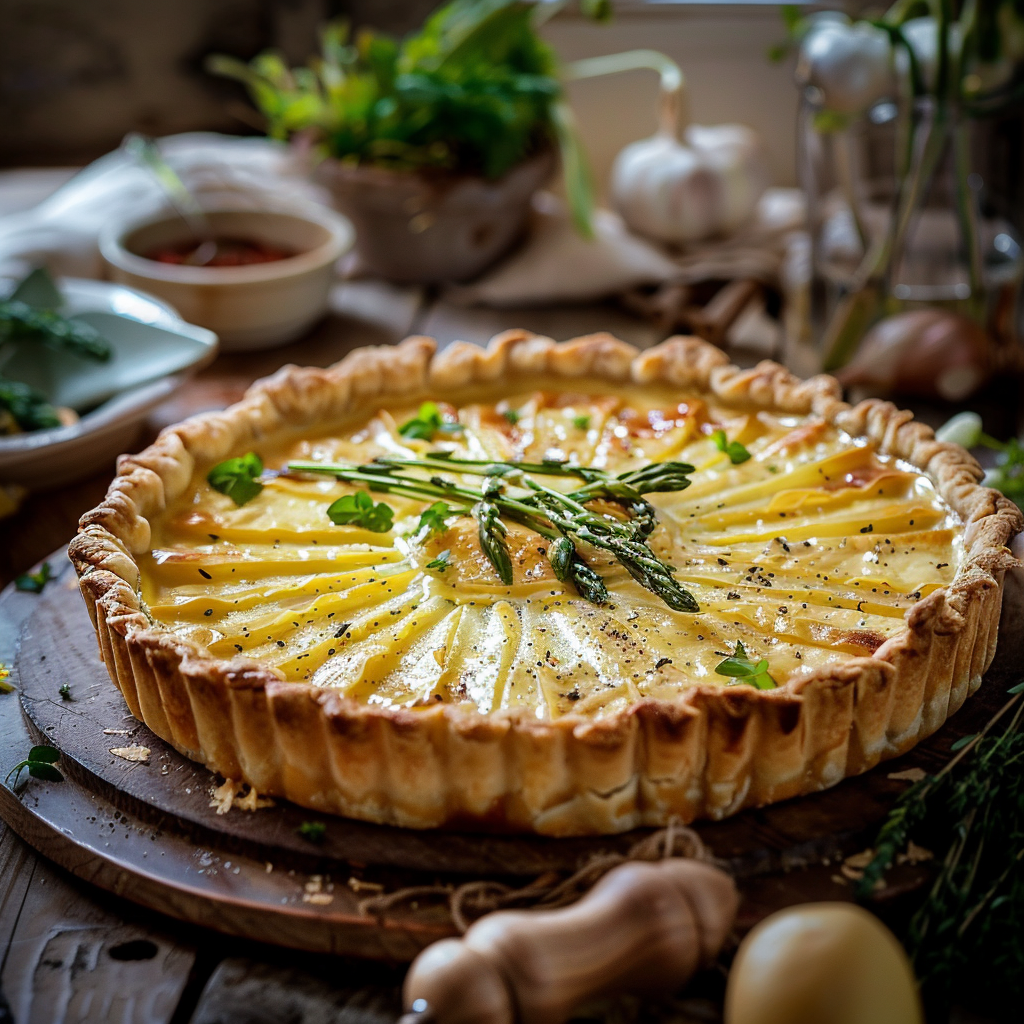 Tarte aux Asperges : Un Délice de Printemps Simple et Gourmand