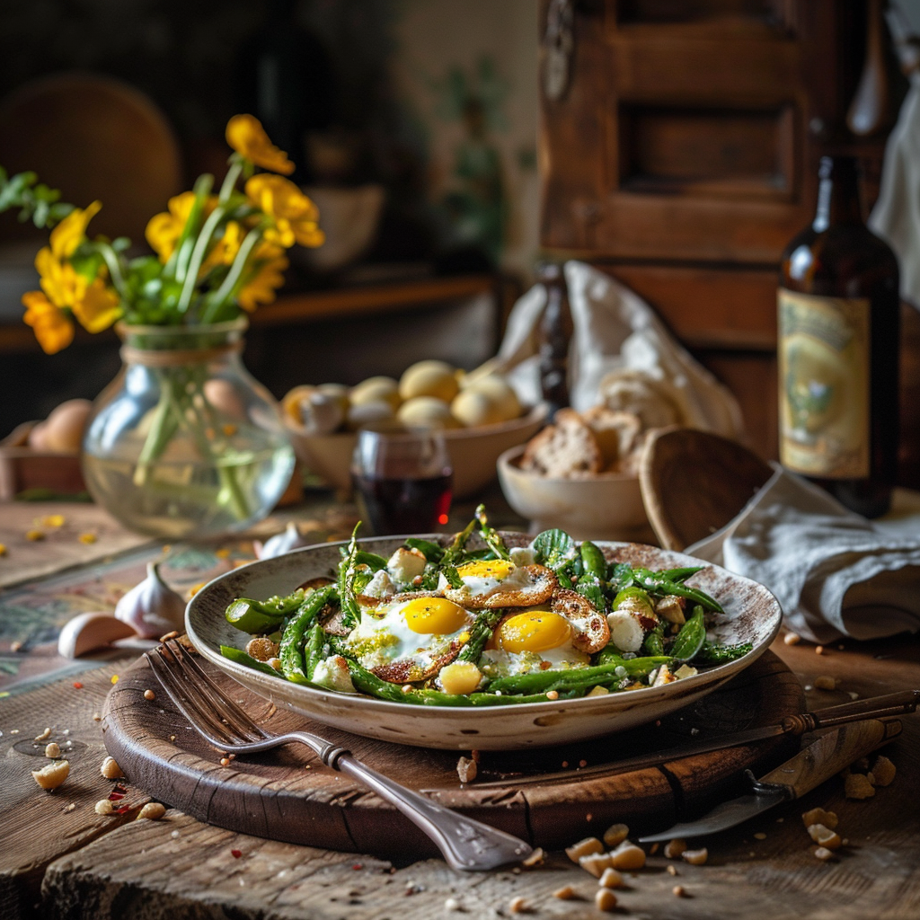 Salade d’asperges et œufs durs : la fraîcheur printanière dans votre assiette