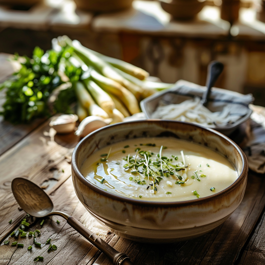 Velouté d’asperges : la recette crémeuse de Mamie Julia
