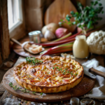 Tarte à la rhubarbe traditionnelle : le goût authentique de nos jardins