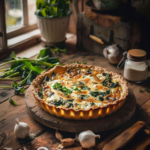 Quiche aux Épinards et Chèvre : le délice réconfortant de Mamie Julia