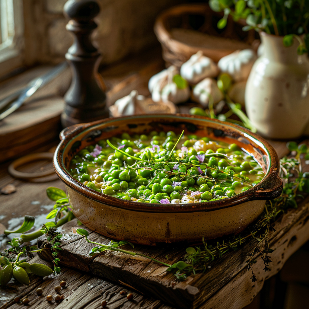 Petits Pois à la Française Gourmands de Mamie Julia