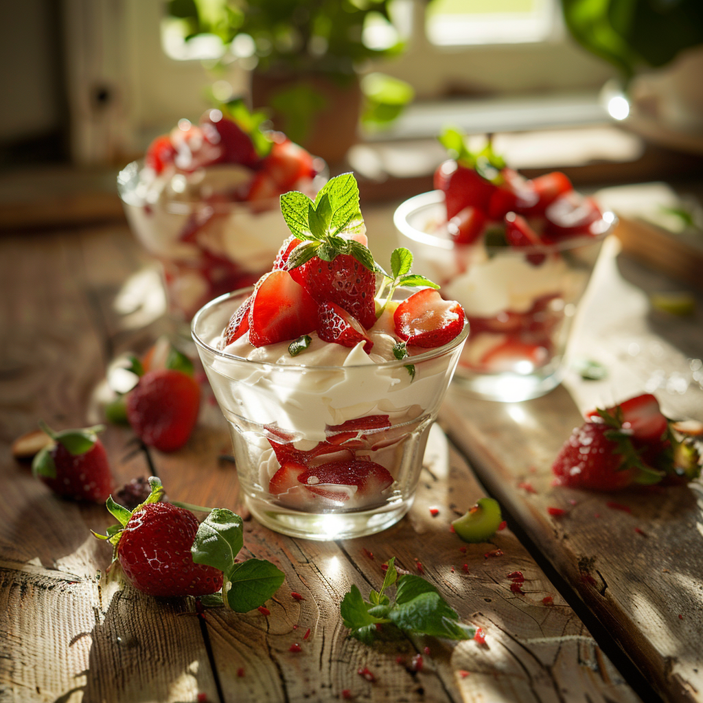 Verrines Fraises Mascarpone : Le Dessert Fruité et Crémeux de Mamie Julia