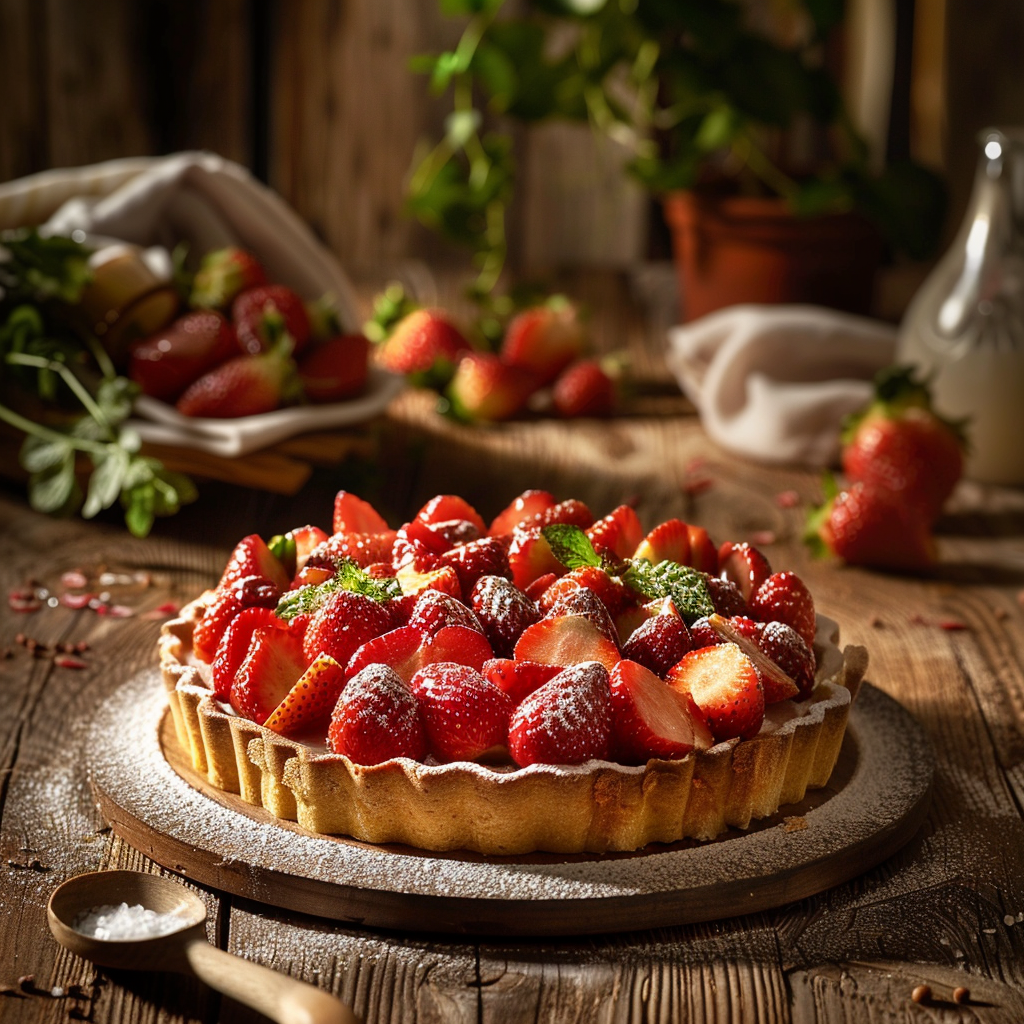 Charlotte aux Fraises : La Douceur Estivale de Mamie Julia
