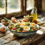 Salade d’asperges et œufs durs : la fraîcheur printanière