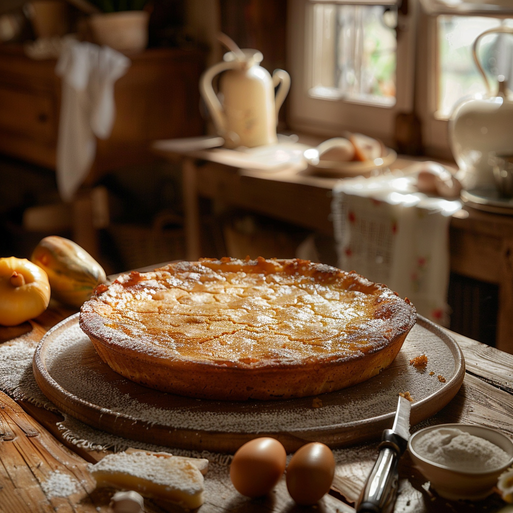 Gâteau moelleux à la rhubarbe : le délice printanier de Mamie Julia