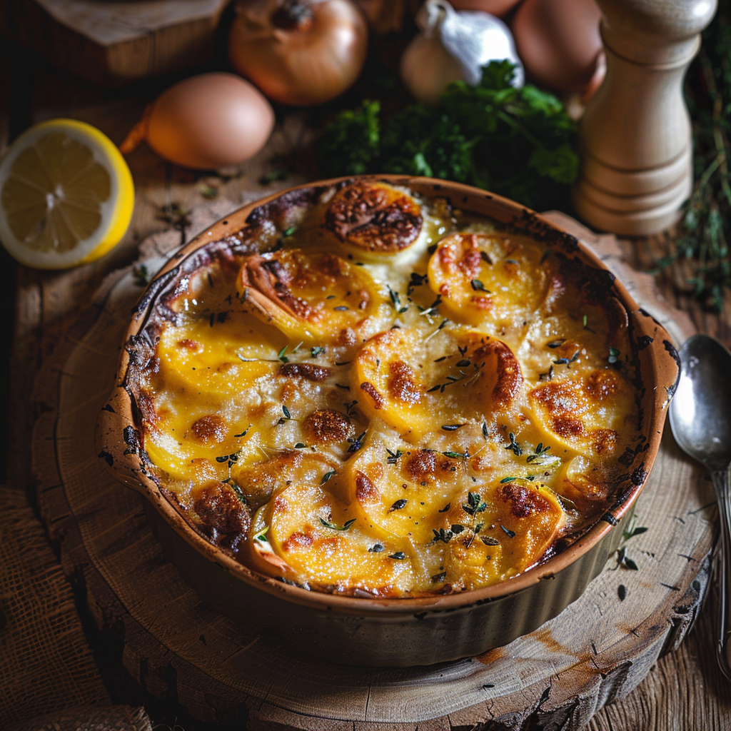 Gratin de Blettes : Un Plat Familial Réconfortant et Plein de Goût
