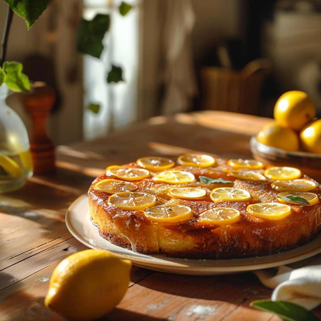 Cake au citron fondant et parfumé, le goût de l'été !