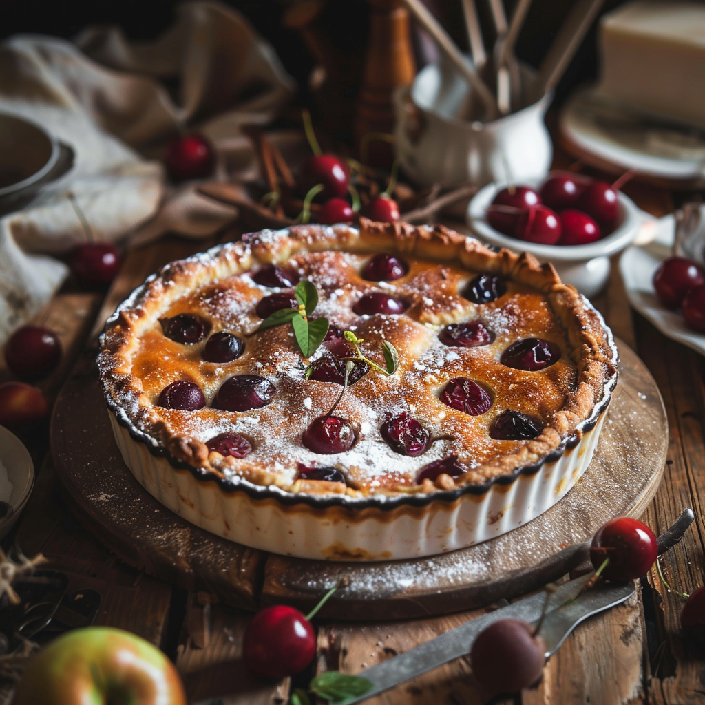 Tarte aux cerises maison : le dessert fruité de Mamie Julia