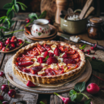 Tarte fraise rhubarbe : le réconfort fruité de Mamie Julia
