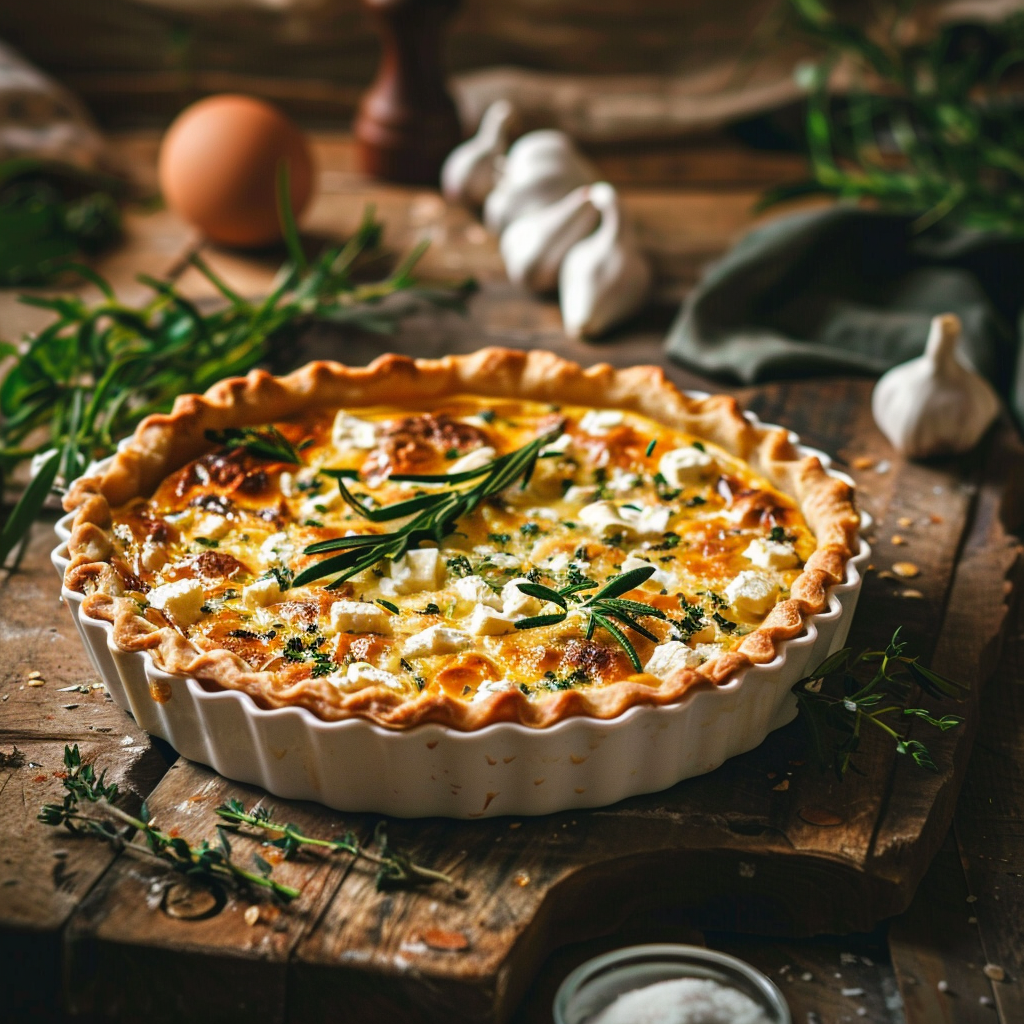 Quiche aux Épinards et Chèvre : Un Délice Facile et Parfumé