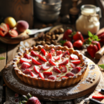 Tarte aux fraises et crème pâtissière de Mamie Julia