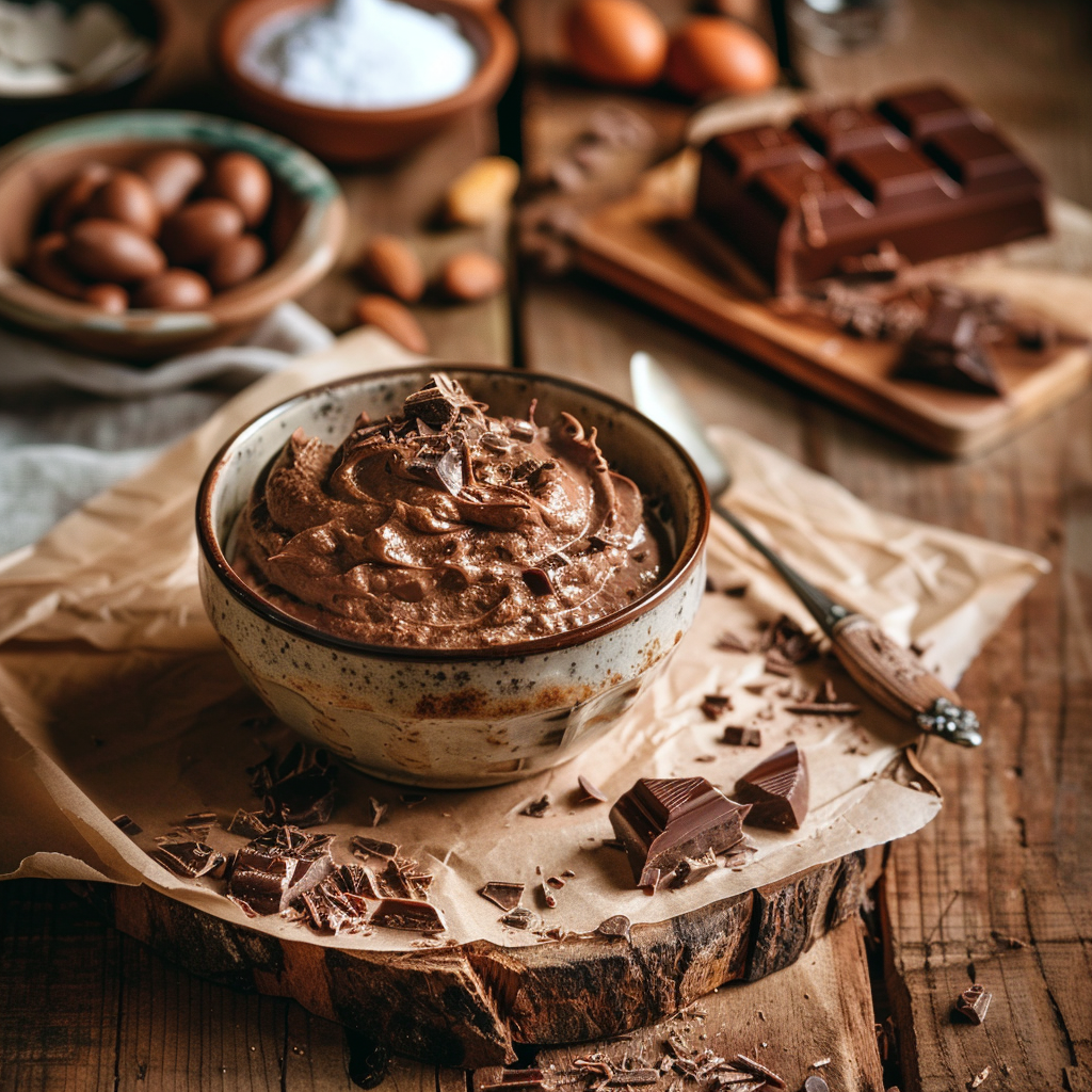 Mousse au chocolat, recette facile et gourmande de Mamie Julia