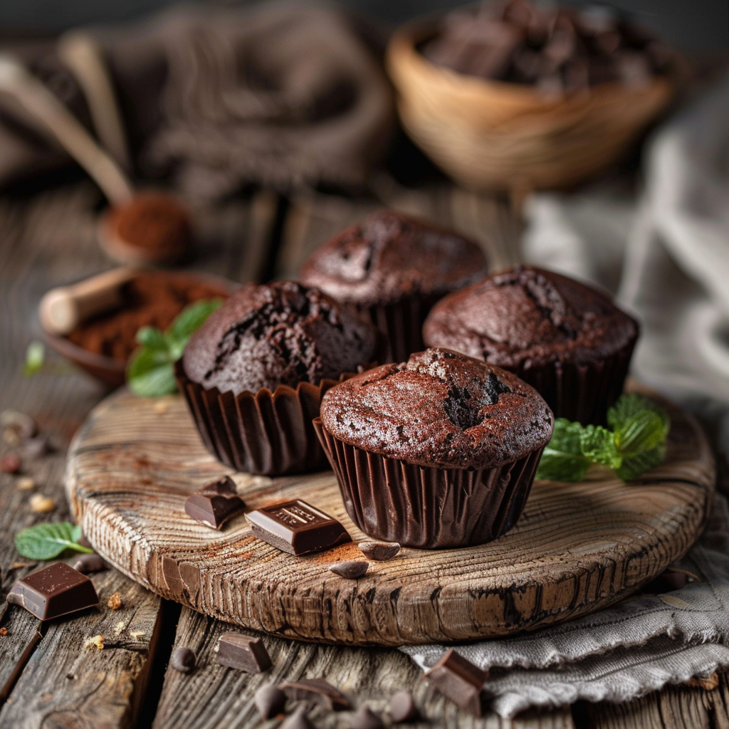 Muffins au chocolat : La recette facile pour le goûter